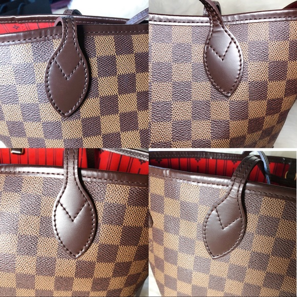 โค๏ธSOLDโค๏ธLOUIS VUITTON Neverfull Damier Ebene MM - Picture 5 of 14
